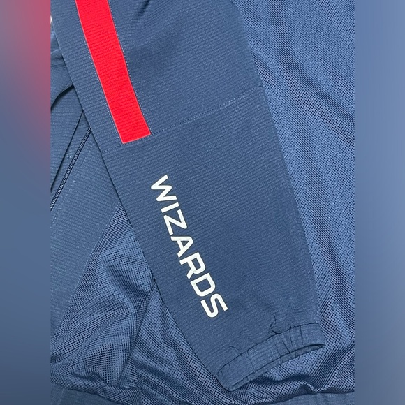 G-III SPORTS JACKET BY CARL BANKS FULL ZIP WASHINGTON WIZARDS NBA BLUE COLOR L - Picture 10 of 14